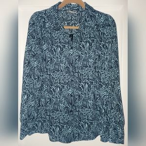 Long sleeved button down blouse